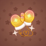 Snow Mittens #2890