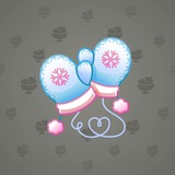 Snow Mittens #2965