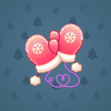 Snow Mittens #3021