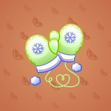 Snow Mittens #3204