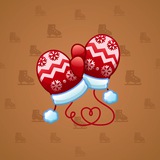 Snow Mittens #342