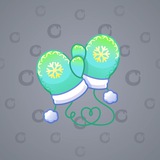 Snow Mittens #3492