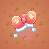 Snow Mittens #3556