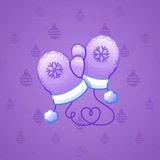Snow Mittens #3563