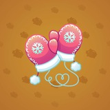 Snow Mittens #3567