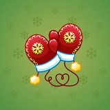 Snow Mittens #3710