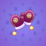 Snow Mittens #379