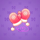 Snow Mittens #4158