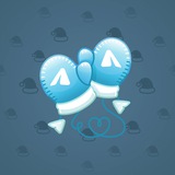 Snow Mittens #4184