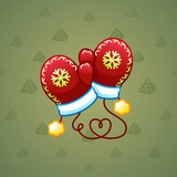 Snow Mittens #4196