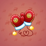 Snow Mittens #4281