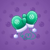 Snow Mittens #4381