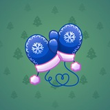 Snow Mittens #4399