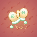 Snow Mittens #4445 Snow Mittens #4445