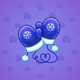 Snow Mittens #4468