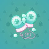 Snow Mittens #4478