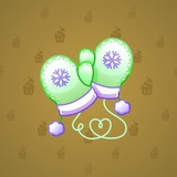 Snow Mittens #4483
