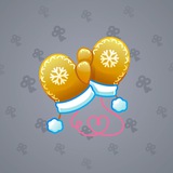 Snow Mittens #4523