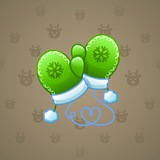 Snow Mittens #4531
