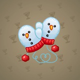 Snow Mittens #4643