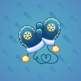 Snow Mittens #4676