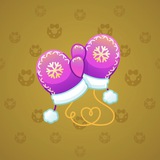 Snow Mittens #4806