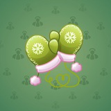 Snow Mittens #488
