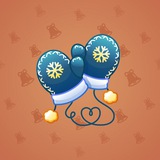 Snow Mittens #490