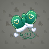 Snow Mittens #4981