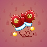 Snow Mittens #4982
