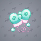 Snow Mittens #5017