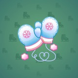 Snow Mittens #5156
