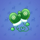 Snow Mittens #5204