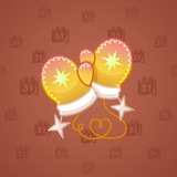 Snow Mittens #5217