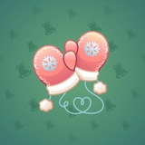 Snow Mittens #5231