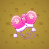 Snow Mittens #5296
