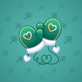 Snow Mittens #5337
