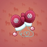Snow Mittens #5487