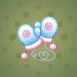Snow Mittens #5823