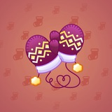 Snow Mittens #5885