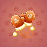 Snow Mittens #5886