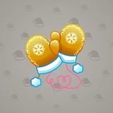 Snow Mittens #6042