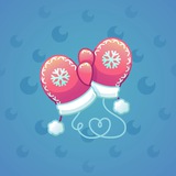 Snow Mittens #6132