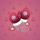 Snow Mittens #6154