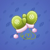 Snow Mittens #6178