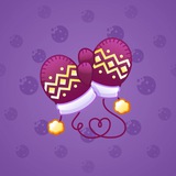 Snow Mittens #6236