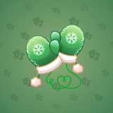 Snow Mittens #6334