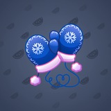 Snow Mittens #6342
