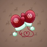 Snow Mittens #6364