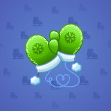 Snow Mittens #6399